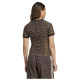 Adidas Γυναικεία κοντομάνικη μπλούζα Leopard Cali Tee